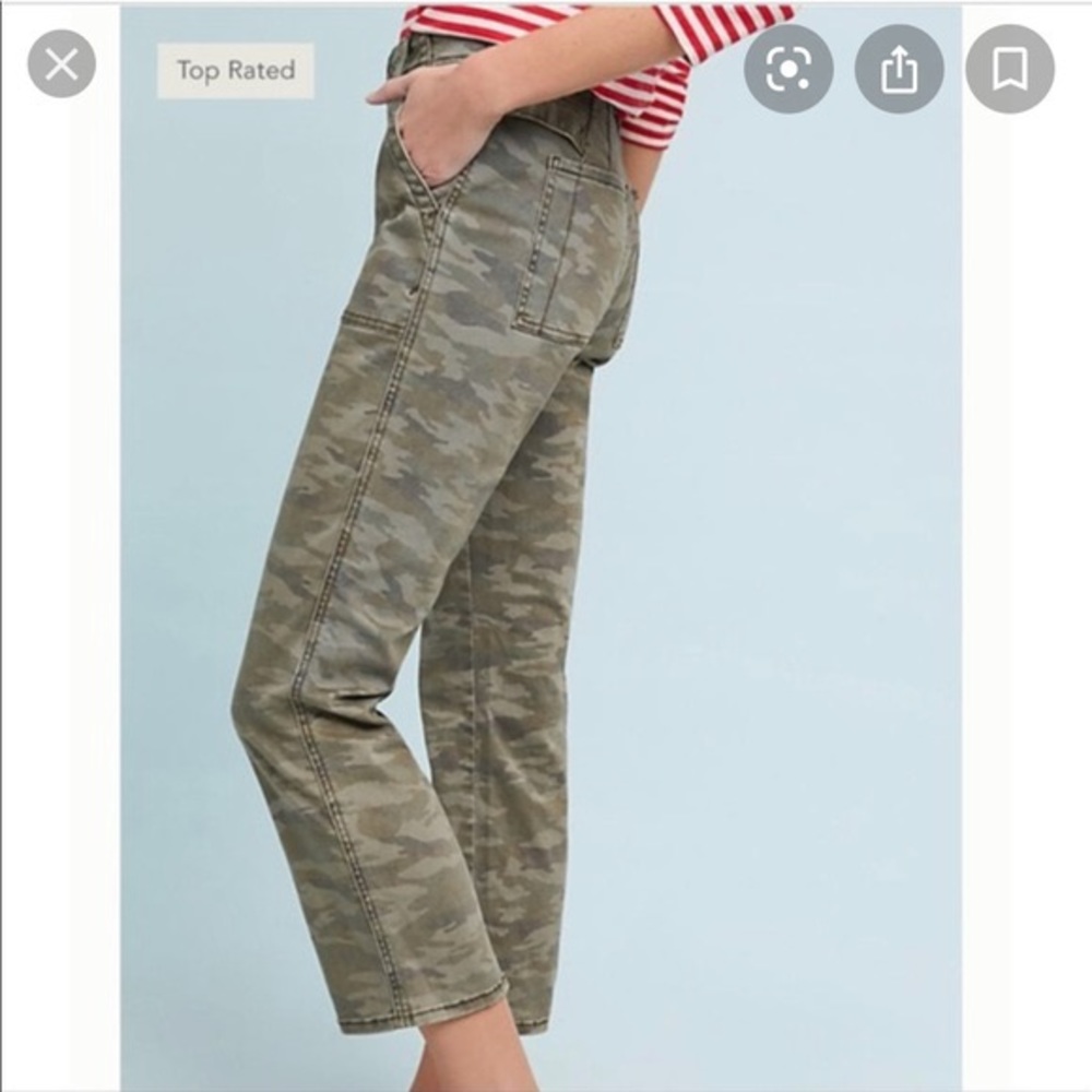 Anthropologie camo capris - size 29